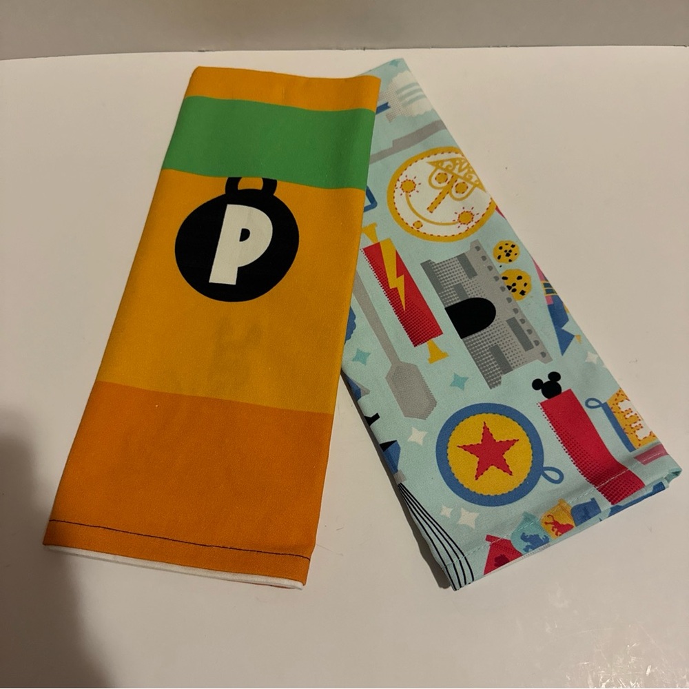 Disney Mickey Wares Embroidered Pluto And Disney Parks Kitchen Towel Set NWT
